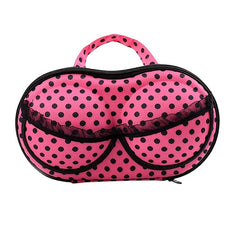 Polka Dot Portable Bra Storage Bag Underwear Travel Organizer