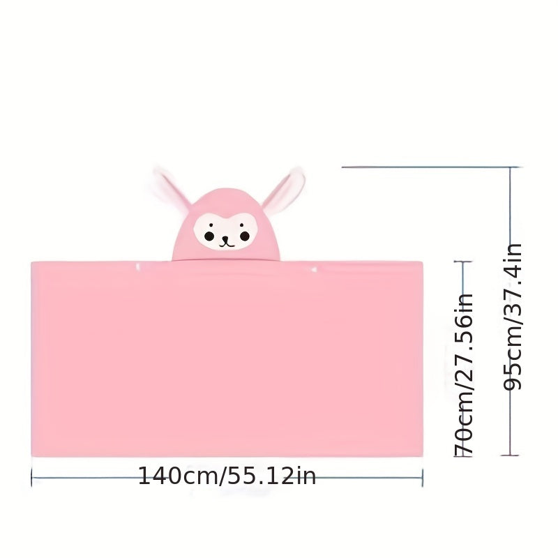 Kids Bath Towel Quick Drying Soft Hooded Cloak Bathrobe