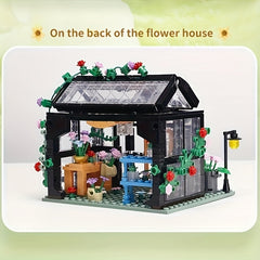 Flower House Building Set Construction Model Kit for Stack Skills Training