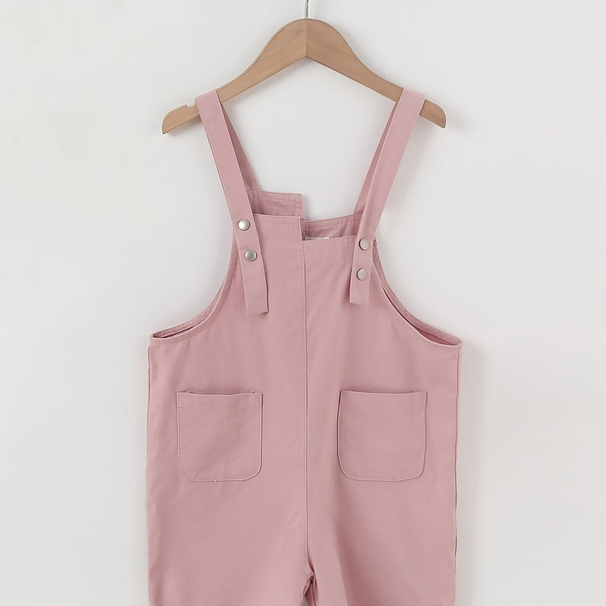Girl's Pocket Overalls Cargo Jumpsuit For Toddlers Kids