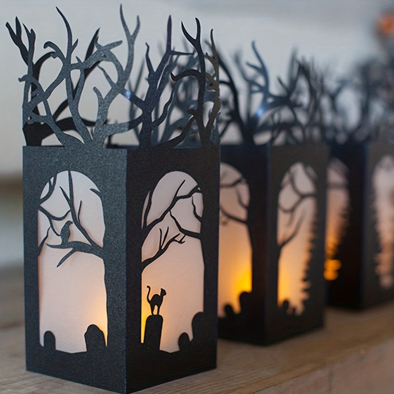 Halloween 3D Lantern Die for DIY Card Making - 4 Pattern Molds