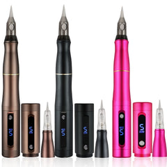 Permanent Makeup Machine with 2 Head and 9mm Spiral Needles