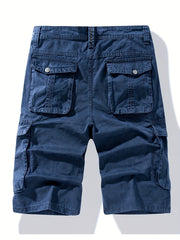 Men's Cargo Shorts with Flap Pockets for Spring & Summer