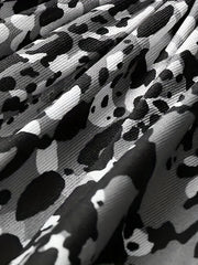  Women's Random Print V Neck Tank Dress