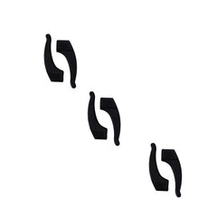 3 Pairs Silicone Eyeglass Temple Tip Holder