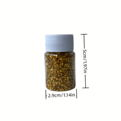 30g Gravel Crystal Glass Metal Crushed Stone Sand Filler DIY Craft Nail Resin