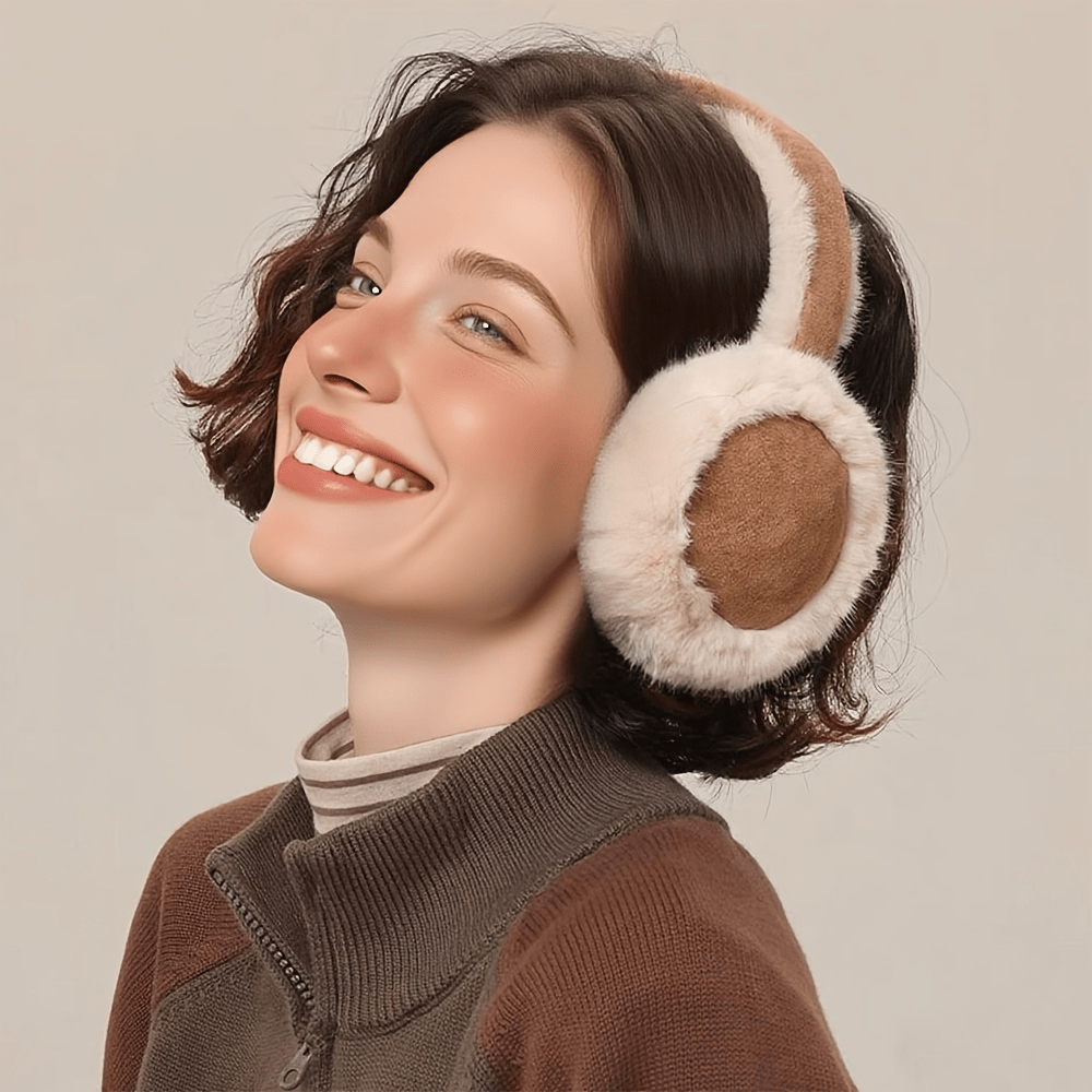 Women's Soft Plush Winter Ear Muffs - Cold Proof Accessory