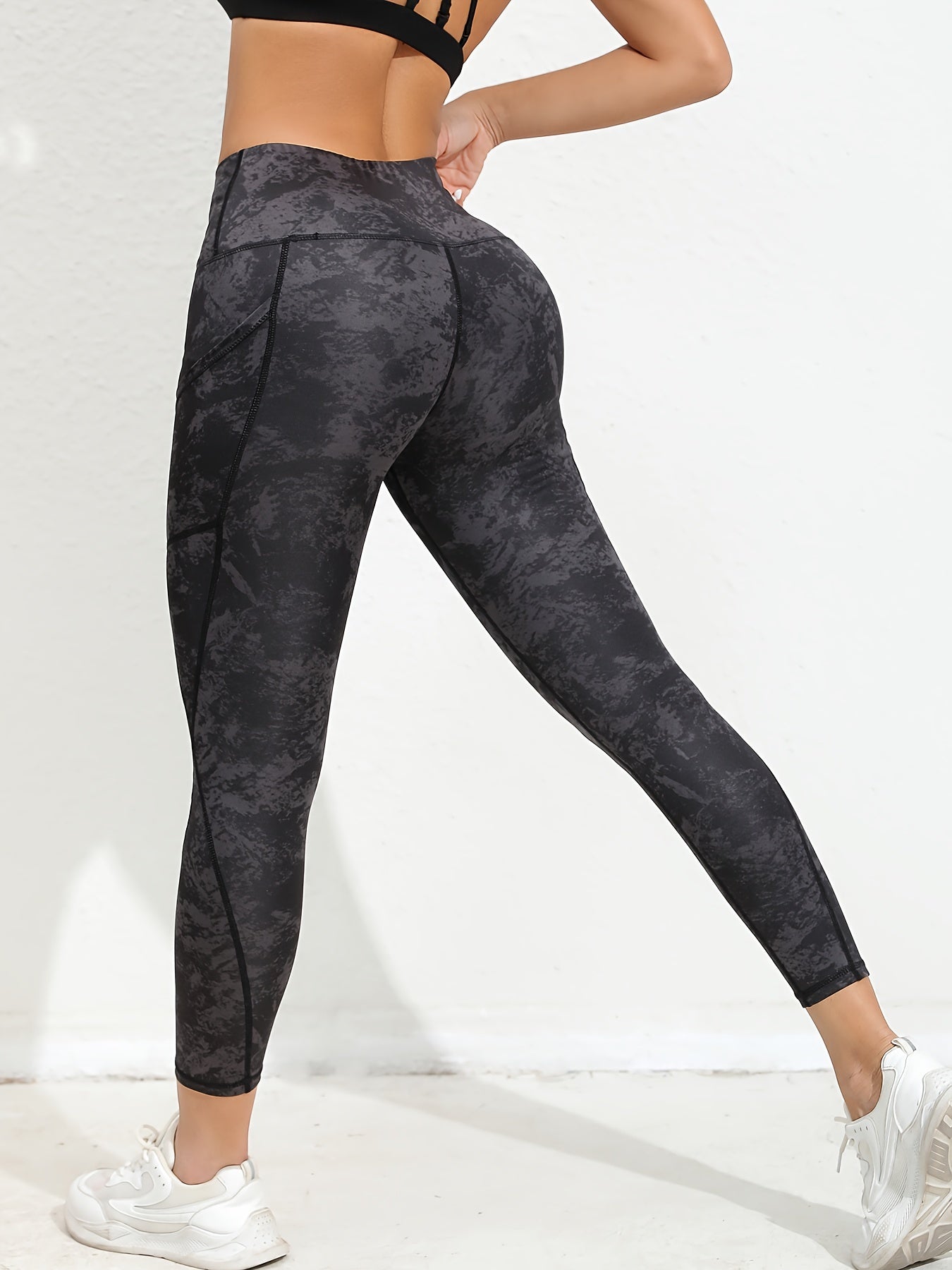 Women's Yoga Leggings With Pockets High Waist Compression Gym Pants