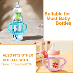 2pcs Baby Bottle Handles BPA Soft Silicone Bottle Handles