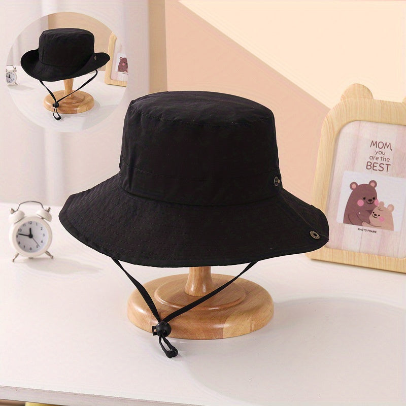 Kids Spring Summer Bucket Hat Outdoor Sunshade Quick Drying Hat