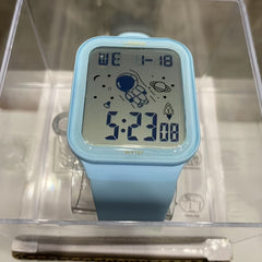 Kids Spaceman Chronograph Watch Turquoise Strap