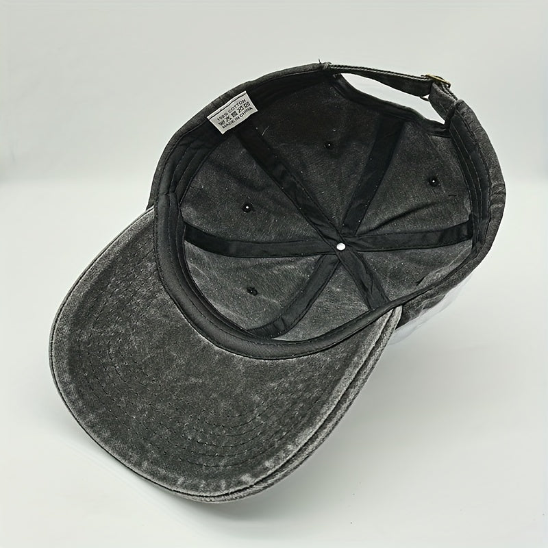 Vintage Baseball Cap Print Hat For Men Women