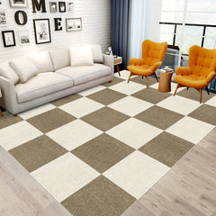 30pcs Carpet Floor Tiles Adhesive Stickers DIY  Square Area Rug Carpet Tiles