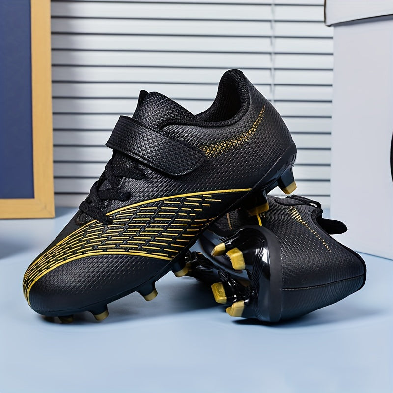 Boy's Non Slip Football Cleat With Spikes Breathable Soccer Cleats