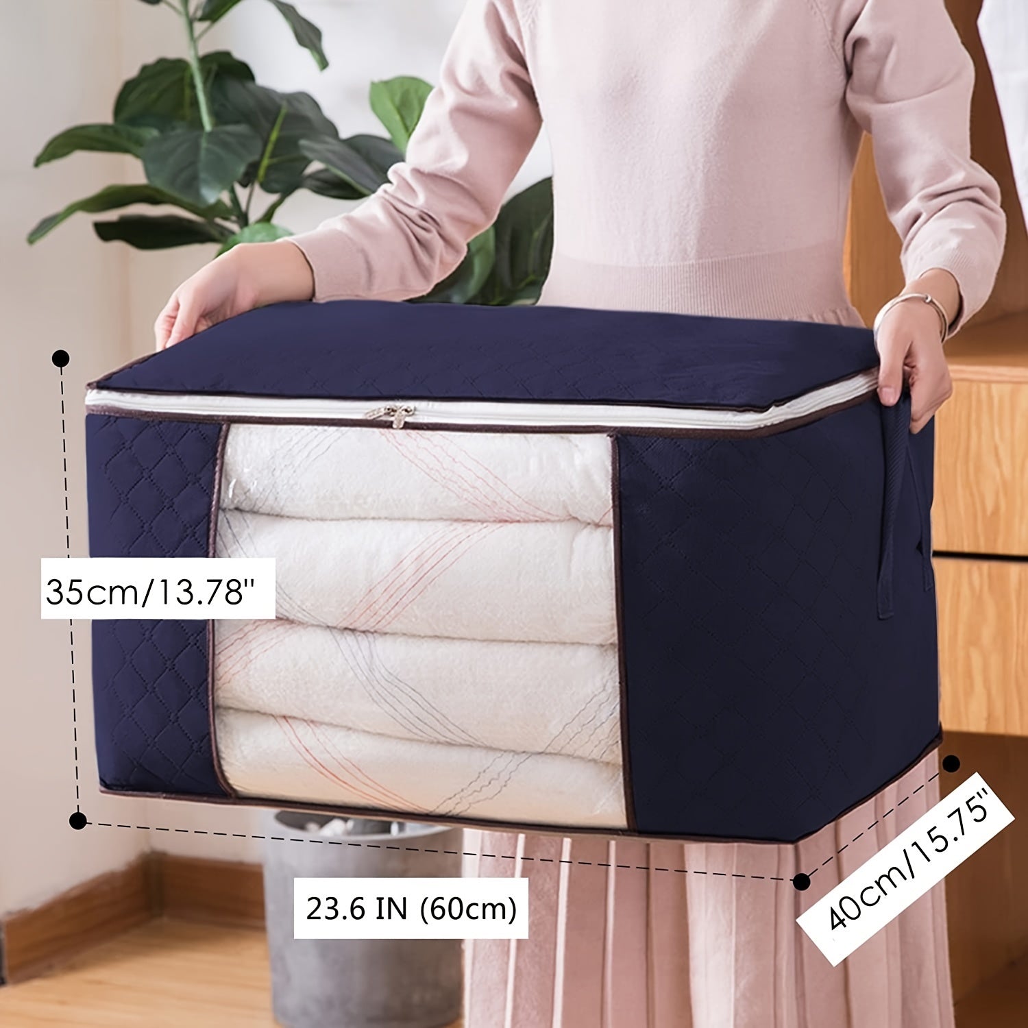 Large Storage Bag for Clothes, Shoes, Toys - Travel & Home Organizer