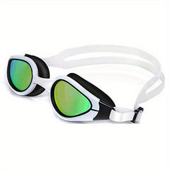 Unisex Swimming Goggles Adult Soft Silicone Non Leaking Anti Fog UV Protection