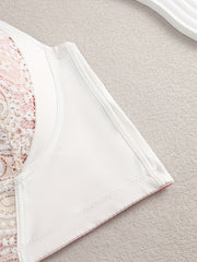  Paisley Lace Molded Cup Padded Bralette