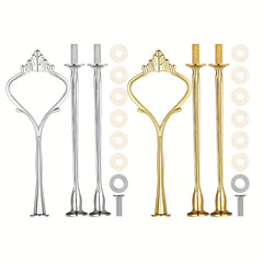 Cake Stand Accessories Hardware Holder 3 Tier Cake Stand Mold Crown Resin Crafts