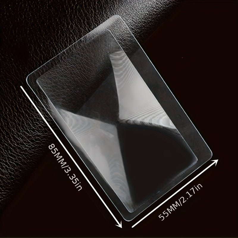 Transparent Magnifier Reading Magnifying Glass Lens Pocket