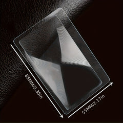 Transparent Magnifier Reading Magnifying Glass Lens Pocket