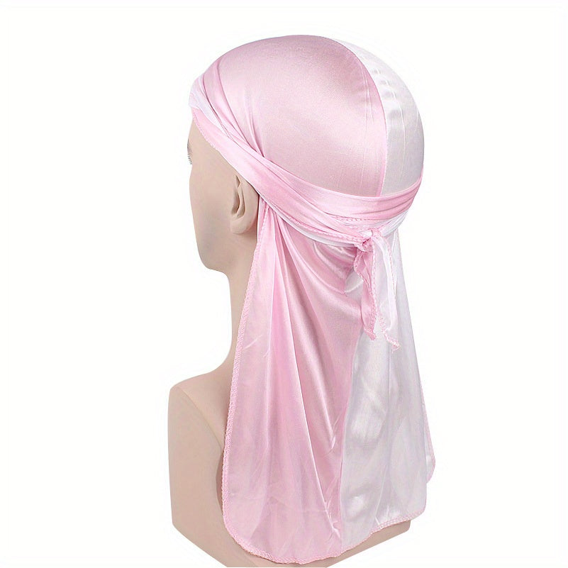 Satin Durag Silk Hip Hop Unisex Head Wraps Turban Night Caps