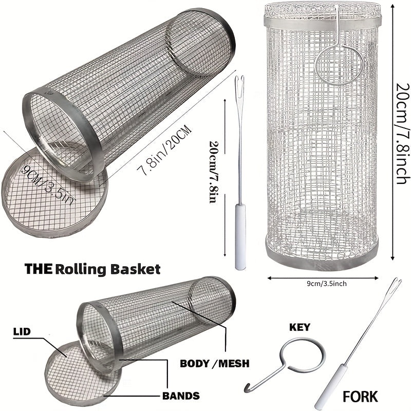Stainless Steel BBQ Cage Grilling Basket