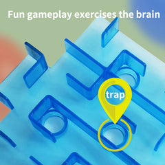 3D Cube Maze Marble Run ABS Puzzle Toy for Kids