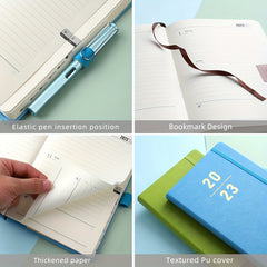 A5 Daily Plan Notebook 365  Time Management Calendar Personal Agenda
