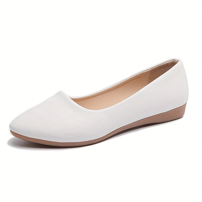 Pointed Toe Ballet Flats Soft Sole Non Slip Shoes