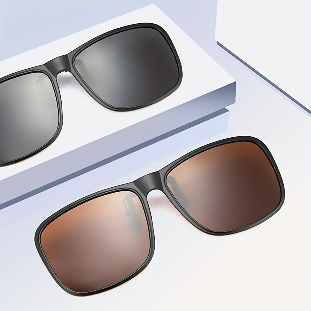 Clip on Polarized Sunglasses for Men