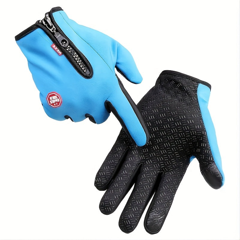 Men's Winter Warm Gloves Waterproof Touch Screen Cold Weather Running