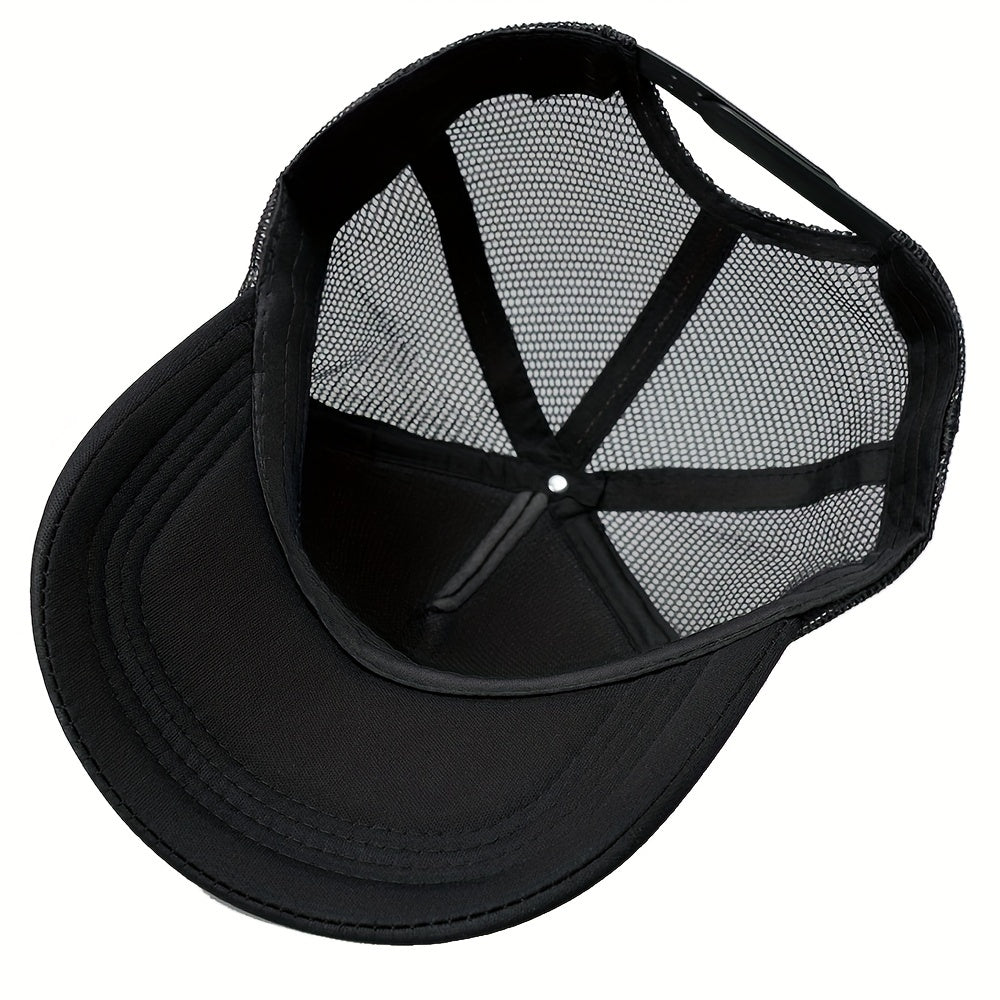 Outdoor Baseball Cap Breathable Mesh Letter Print Dad Hat