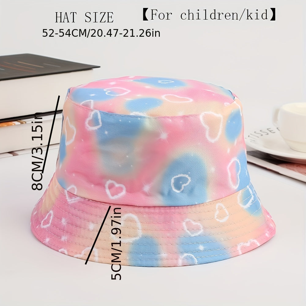 Unisex Rainbow Pony Bucket Hat for Outdoor Sport