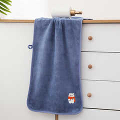4pcs Soft & Absorbent Microfiber Hand Towels - Thickened Bathroom Face Towels