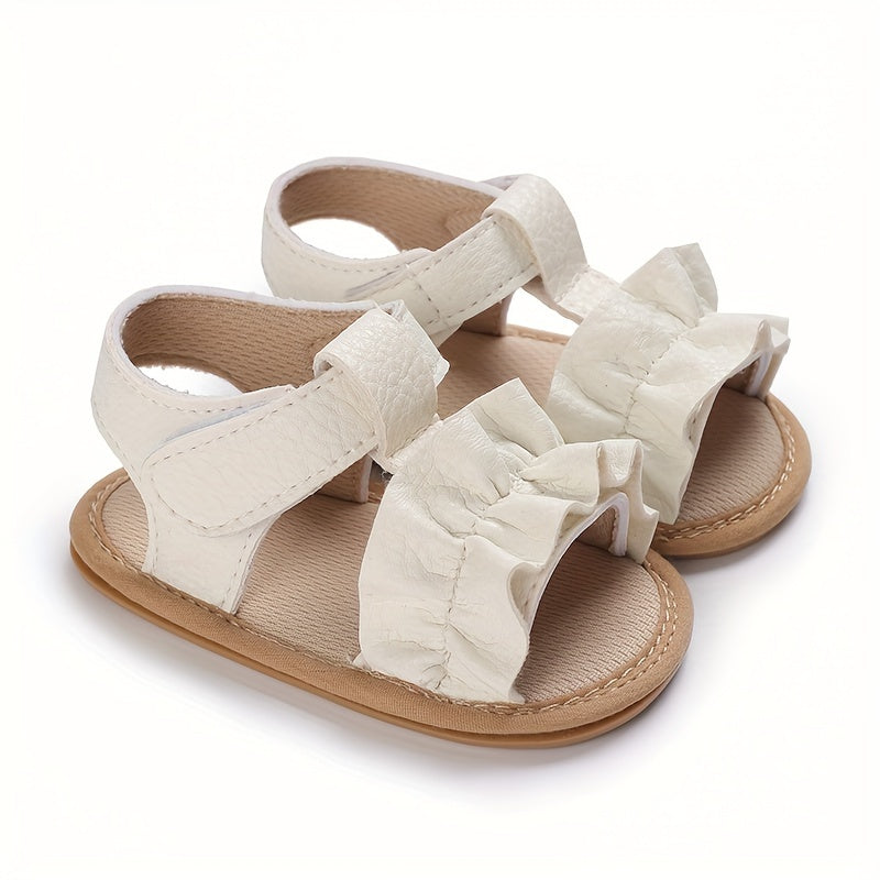 Baby Girls Open Toe Sandals Breathable Lightweight Anti Slip Sandals