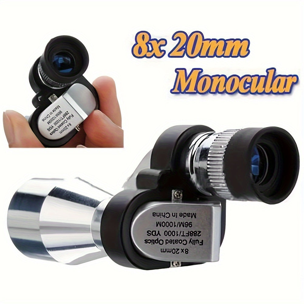 8x20 HD Mini Pocket Monocular Outdoor Portable Mini Telescope