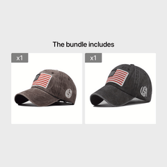 American Flag Baseball Cap One Size