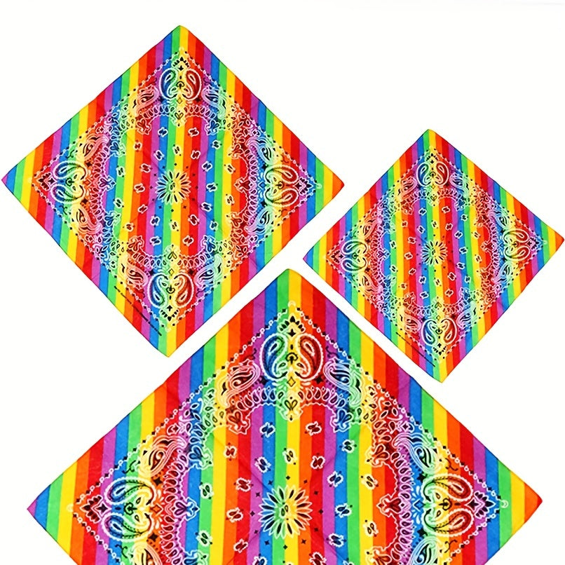 Pride Month Gay Rainbow Square Scarf Cycling Sports Scarf