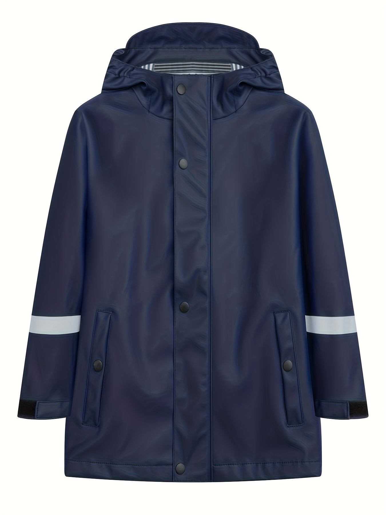 Kids Waterproof Hooded Rain Jacket