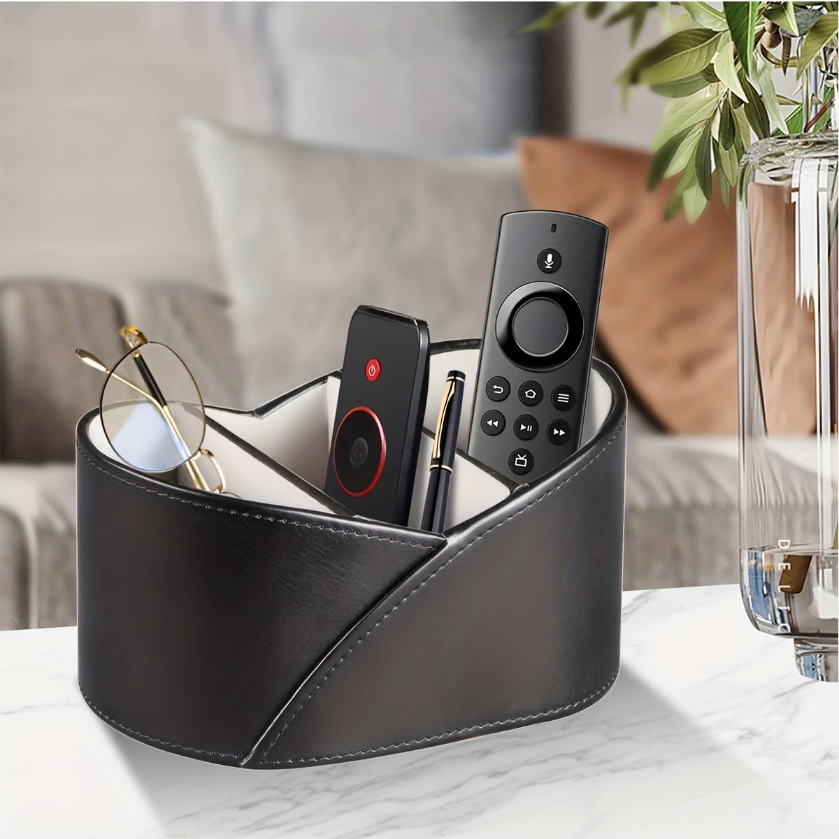 Remote Control Holder Organizer Waterproof Desktop Remote Storage Box
