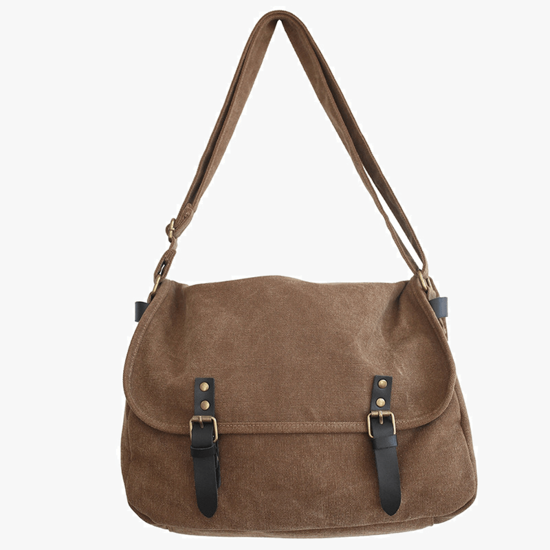 Vintage Military Canvas Laptop Bag Messenger Bag