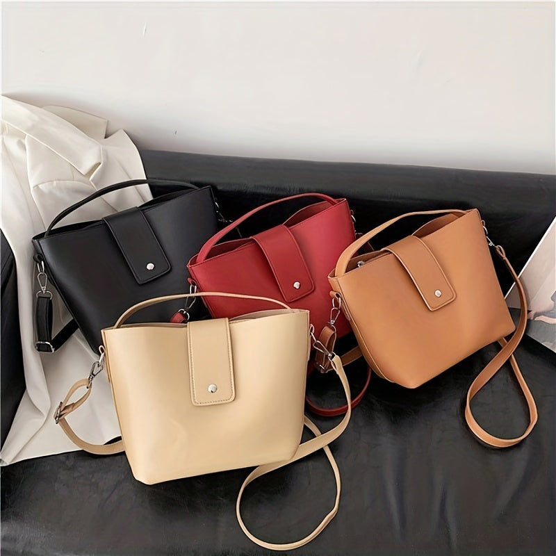 Minimalist Shoulder Bag with Purse for Work