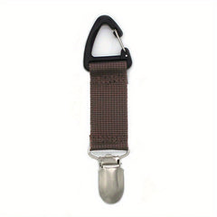 Nylon Hat Clip On Bag Holder for Backpack - Travel Hiking Camping