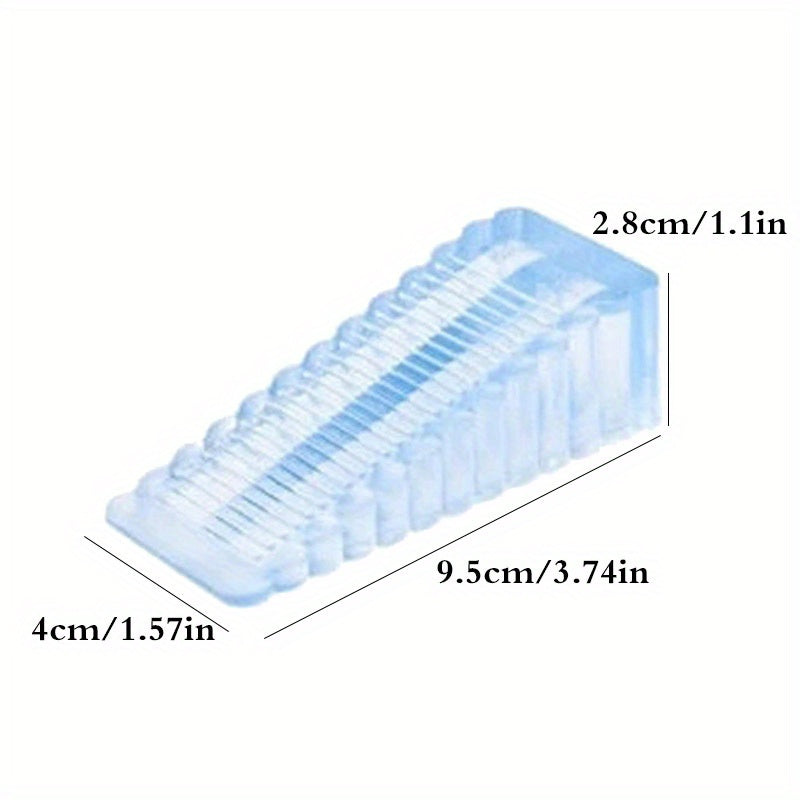 Silicone Door Stopper Large Size Reusable Shock Absorbent Block Wedge Doorstops