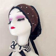 Vintage Lace Hijab Boho Head Scarf Chemo Cap Hair Accessories