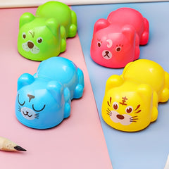 Animal Cartoon Pencil Sharpener Kids School Supplies Christmas Gift