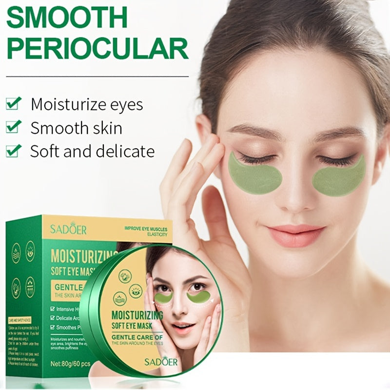 Green Moisturizing Eye Mask for Dark Circles and Wrinkles