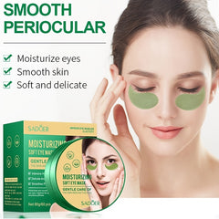 Green Moisturizing Eye Mask for Dark Circles and Wrinkles