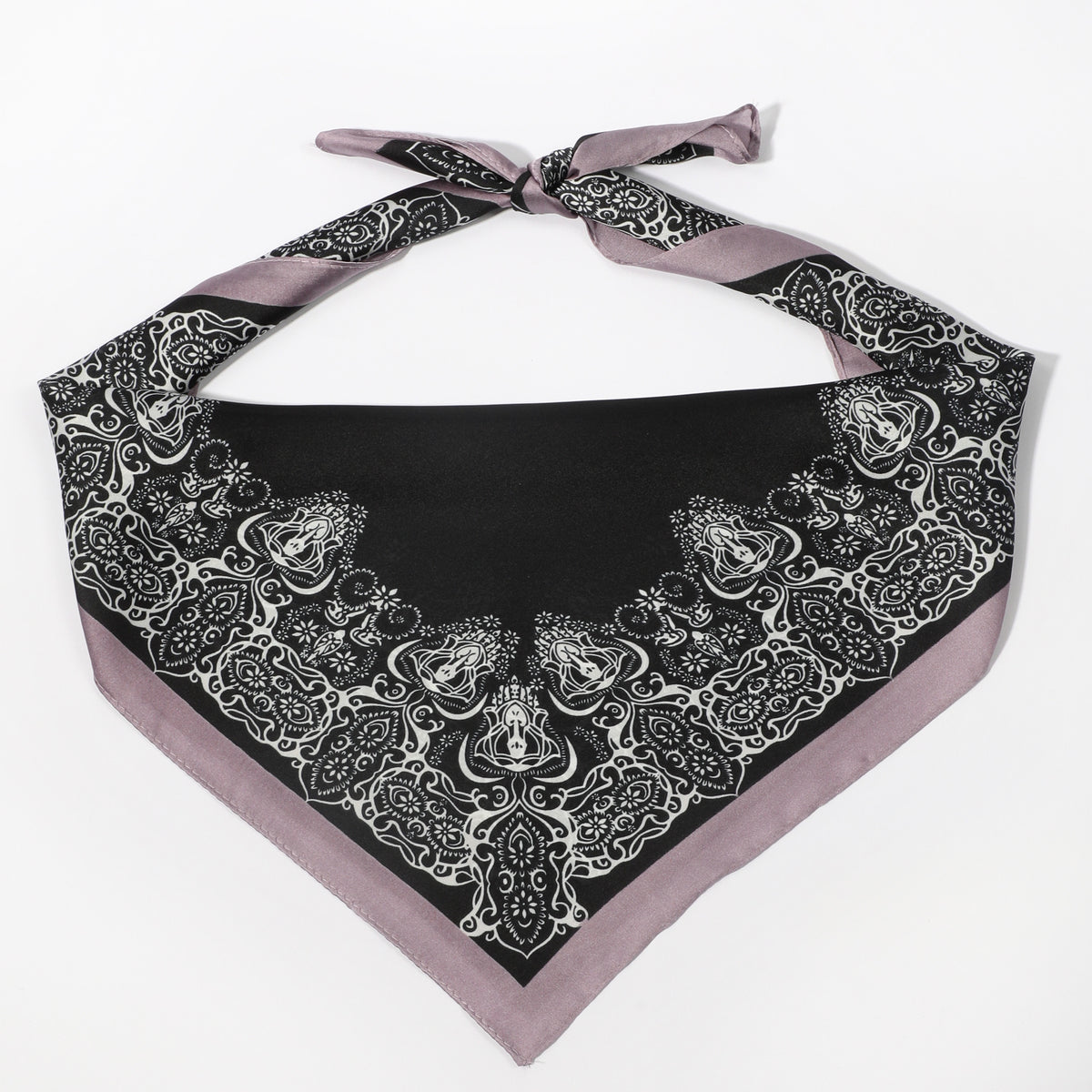 Men's Crown Pattern Square Scarf