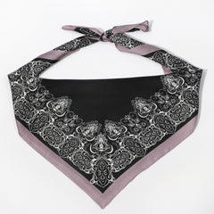 Men's Crown Pattern Square Scarf
